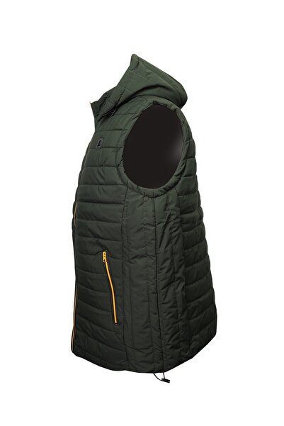 tambattal Plus Size Padded Sports Vest Dekons Khaki (Wide Comfortable Fit)