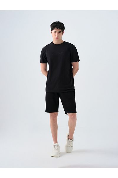 Loft Tricou negru pentru bărbați Regular Fit LF2039590