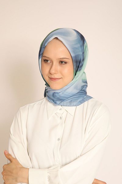 BERCHEM SCARF Algasal Patterned Soft Scarf - Stylish and Eye-Catching Design