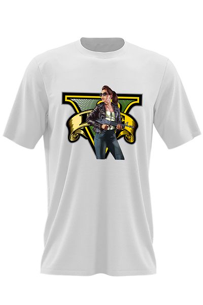 OEM Men's T-shirt GTA Girl Minecraft