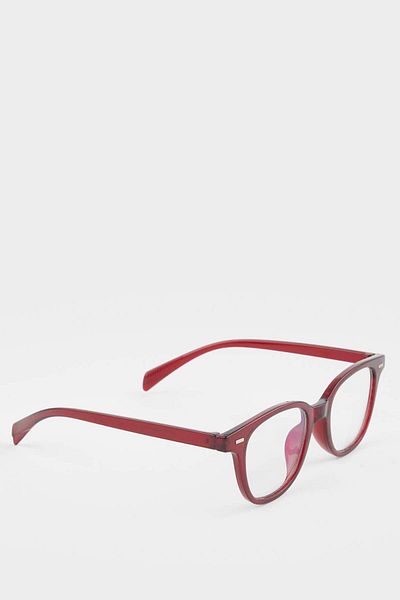 DeFacto Unisex Blue Glass Brown Framed Reading Glasses F6064Axns