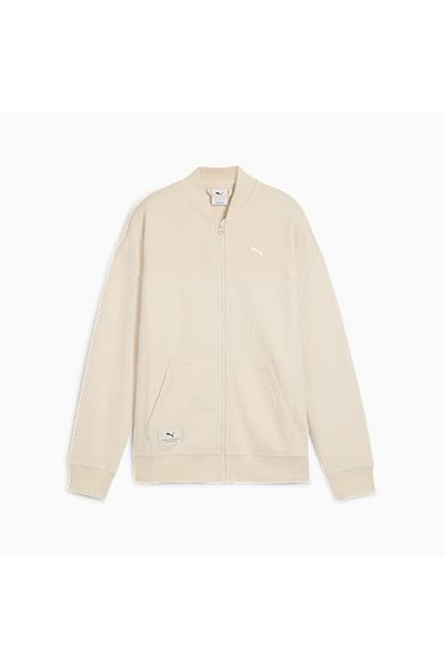 Puma Men's Beige Class Track Jacket Tracksuit Top 688218-87