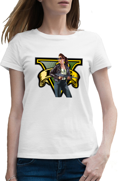 OEM Tricou femei GTA Girl Minecraft