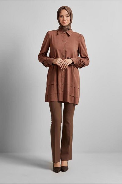 Alvina Shirt Collar Tunic 45379