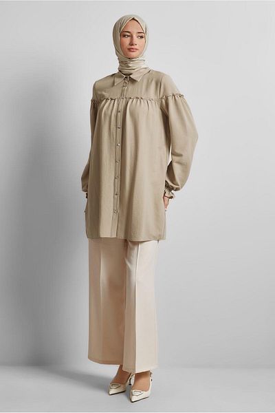 Alvina Shirt Collar Tunic 45690