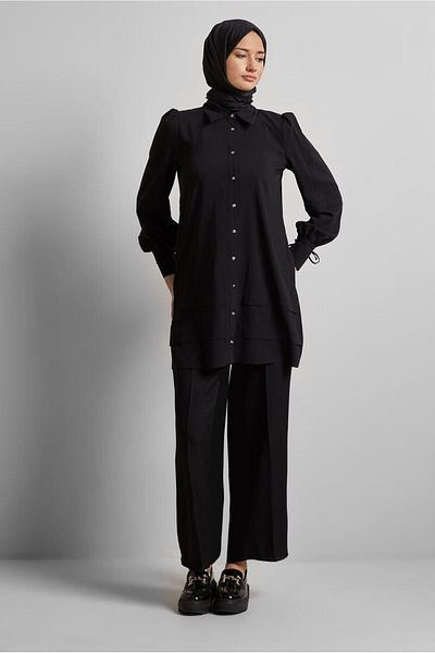 Alvina Shirt Collar Tunic 45379