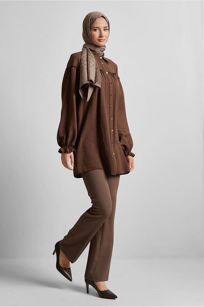 Alvina Shirt Collar Tunic 45690