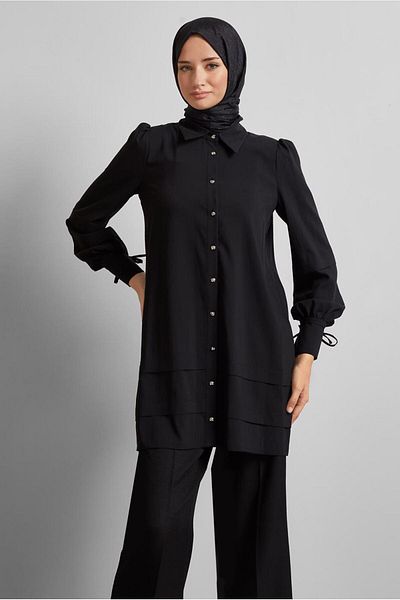 Alvina Shirt Collar Tunic 45379