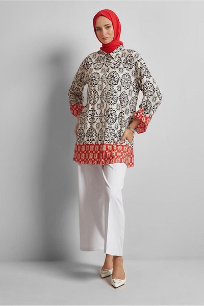 Alvina Patterned Tunic 44803