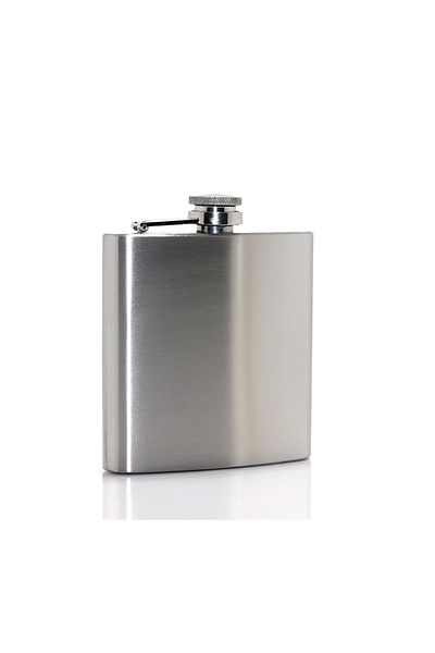AVG Craft Stainless Steel 6 oz Single Flask Alk45