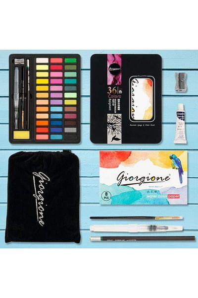 Lumely 36 Colors Watercolor Pen,Pigment Drawing Set,Premium Quality,Goft for Artists,Students,Kids
