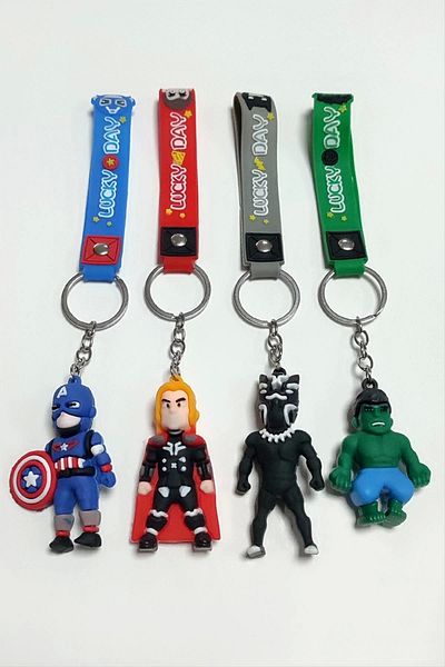 Eldenör Super Hero Silicone Keychain