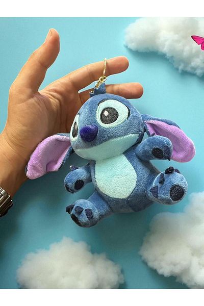 PLUSH STUDIO ISTANBUL Μπρελόκ Mini Stitch – Sweet Plush Keychain 13 cm φιγούρα
