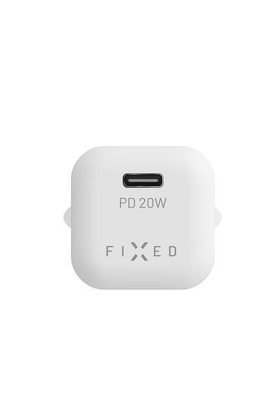 FIXED Charger EU, Type-C, 20W - Mini (FIXC20M-C-WH) - White