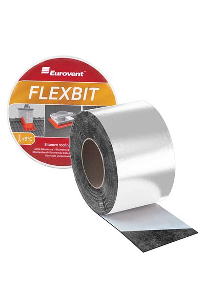 Inna marka Taśma bitumiczna FLEXBIT 100mm x 10m aluminiowy