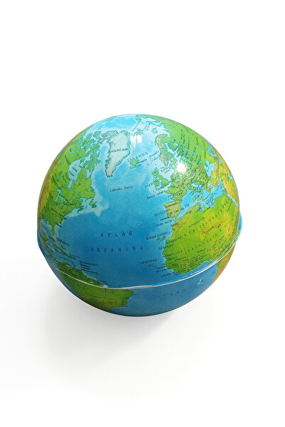 Bittox Çocuklar İçin Dekoratif Mini Dünya Küresi- Eğitim Amaçlı Okul ve Ev İçin Harita Küresi