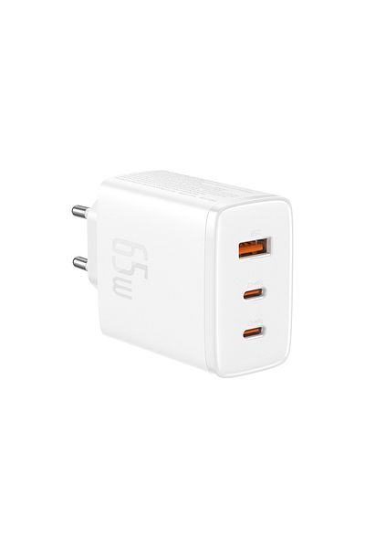 Baseus Încărcător rapid USB, Tip-C, 65W - Cube Pro (P10152301213-00) - Alb