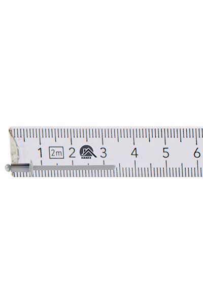 Inna marka Nity otwarte aluminiowe 3,2x6mm RAL9006