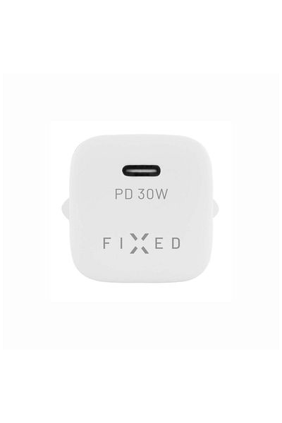 FIXED Charger EU, Type-C, 30W - Mini (FIXC30M-C-WH) - White