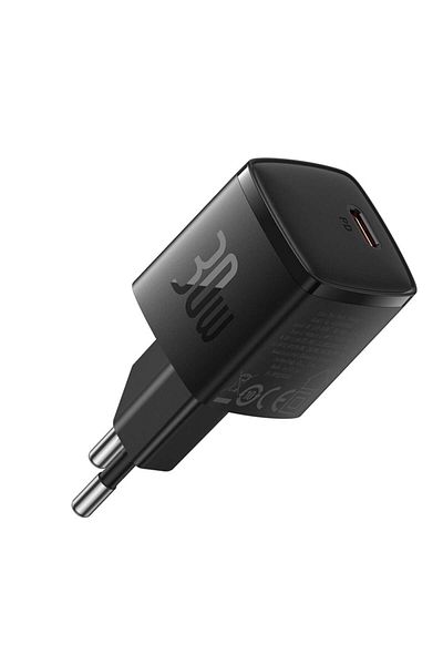 Baseus EU Type-C Charger, 30W - Cube Pro (CCXF000301) - Black