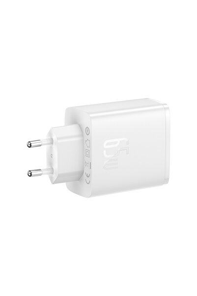 Baseus Încărcător rapid USB, Tip-C, 65W - Cube Pro (P10152301213-00) - Alb
