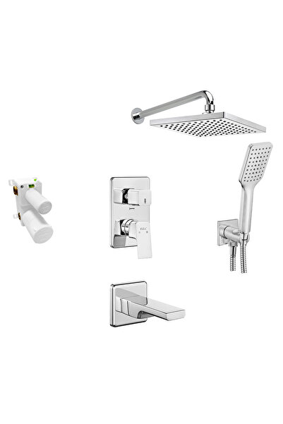 Eca Tiera Concealed Shower System 3 Way Set