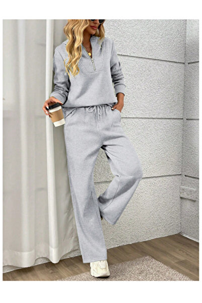 yx yustex sport Γυναικείο ΓΚΡΙ Παντελόνι Μεγάλου Μεγέθους, Φαρδύ, Άνετο, Ελασ...