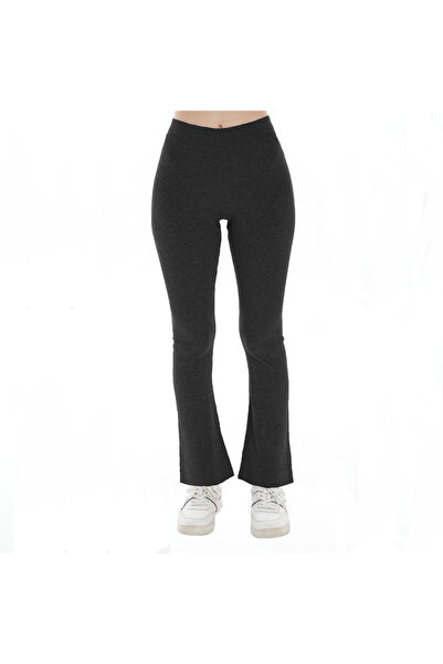 ASN concept بنطلون ضيق أسود متموج للنساء (مع خيار مقاس كبير)