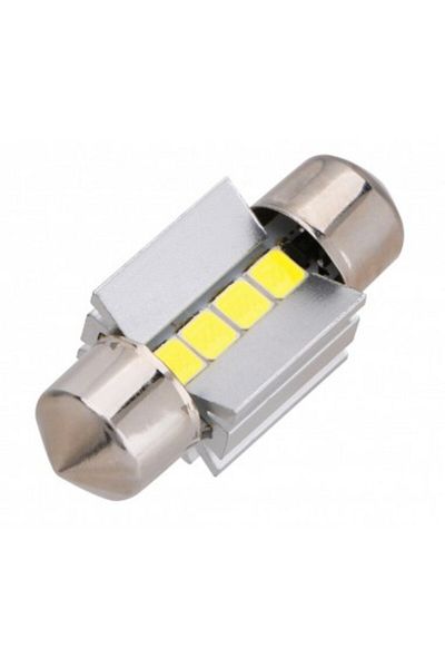 Xenon Bright Bec auto cu LED-uri 31mm Canbus 4 SMD Epistar 3030 fără polaritate - BTLE5014