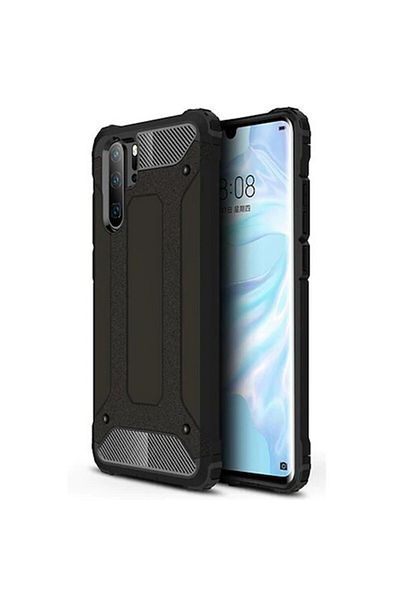 Techsuit Case for Huawei P30 Pro - Hybrid Armor - Black