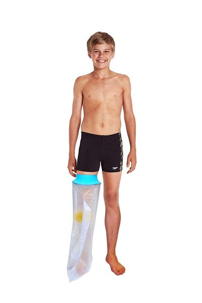 fun zone Waterproof Kids Cast Cover Long Leg For Shower, Child Wound Barrier Bandage Protector For Bath, Wate