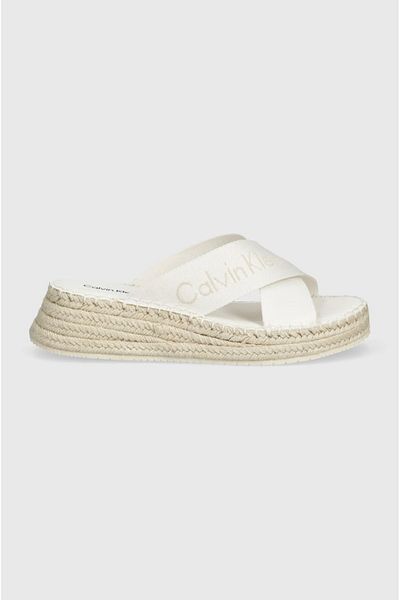 Calvin Klein papuci SPORTY WEDGE ROPE SANDAL MR