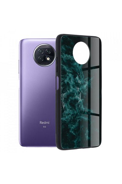 Techsuit Case for Xiaomi Redmi Note 9T - Glaze Series - Blue Nebula