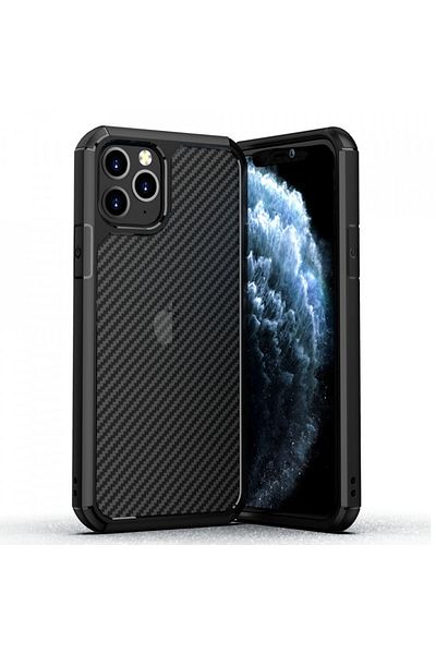 Techsuit IPhone 11 Pro Case - CarbonFuse - Black