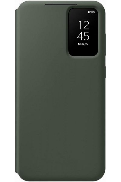 Samsung Smart Clear View Cover for Galaxy S23 Plus, EF-ZS916CGEGWW, Khaki