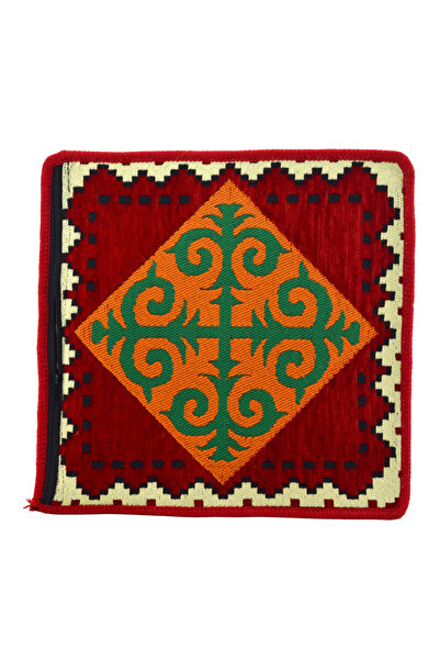 HitDukkan Dekoratif Otantik Çift Taraflı Fermuarlı Kilim Şark Köşesi Minder K...