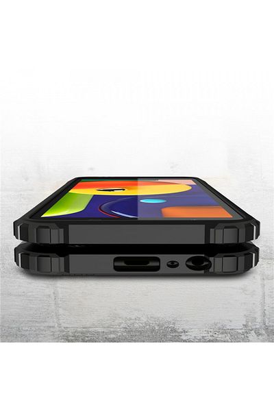 Techsuit Case for Samsung Galaxy A52 4G / A52 5G / A52s 5G - Hybrid Armor - Black