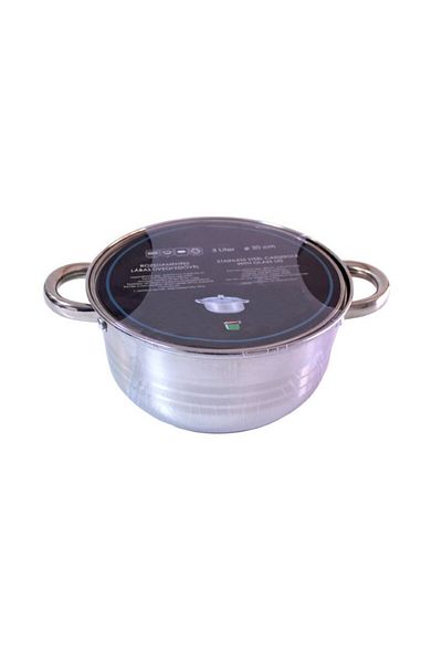 gogiva Pot, Stainless Steel, 3L