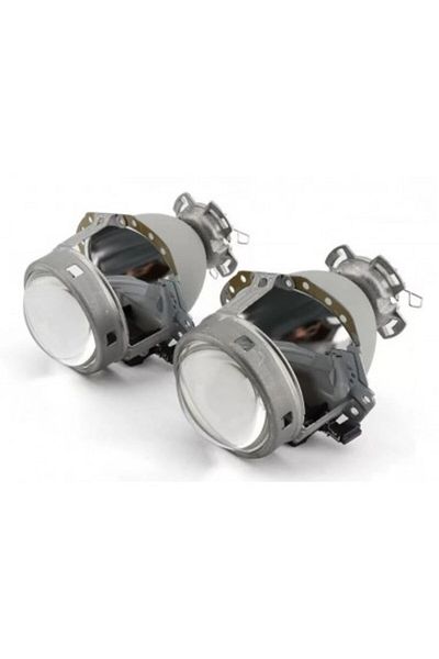 Xenon Bright Lupe pentru far Bixenon D2S 3'' tip Hella E55 EvoX-R 3.0 cu suport pentru aprindere