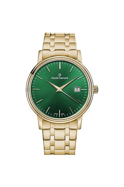 Claude Bernard Men's Wristwatch Cb.53009.37Jm.Vıd