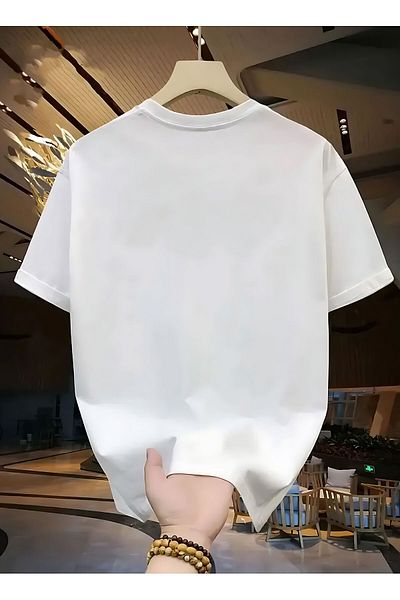 ELFAMİ Unisex Crew Neck Oversize Tshirt