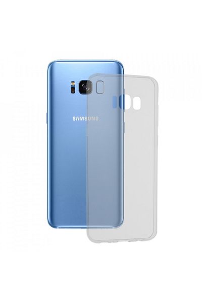 Techsuit Samsung Galaxy S8 Plus Case - Clear Silicone - Transparent