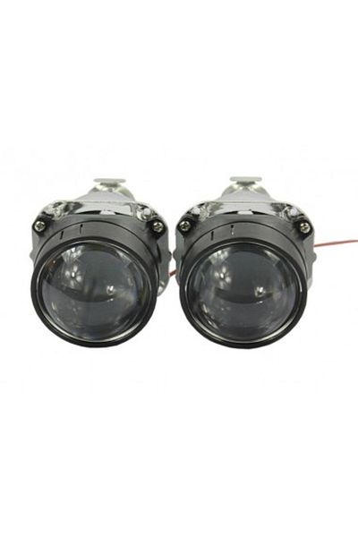 Xenon Bright Lupe mini H1 2.5" pentru faruri Bixenon cu ornamente opționale incluse Z104