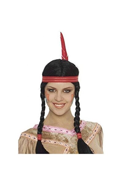 ForWhat Офіс Домашній офіс Подія Вистава Костюм Перука з пір'ям Плетена індіа...