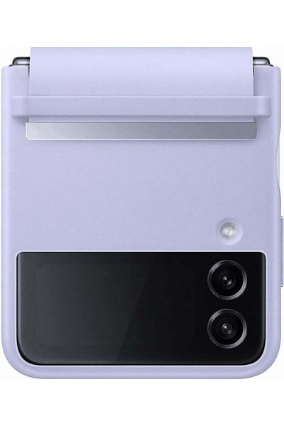 Samsung Galaxy Z Flip 4 Flap Leather Cover, EF-VF721LLEGWW, Serene Purple