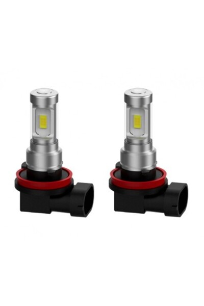 Xenon Bright Set de 2 LED-uri H11, H8, H9, Canbus, 6000k, 80W, luminozitate 2000 Lm, 12V-24V