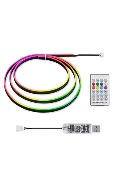 Xenon Bright Bandă ambientală acrilică Symphony cu LED 110CM alimentată prin USB
