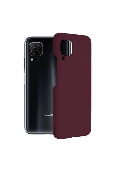 Techsuit Huawei P40 Lite Case - Soft Edge Silicone - Plum Violet