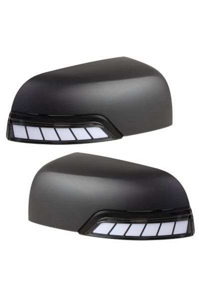 Xenon Bright Set de 2 capace oglinzi retrovizoare LED dinamice, negru mat, Ford Ranger T6, T7, T8 2012-2022