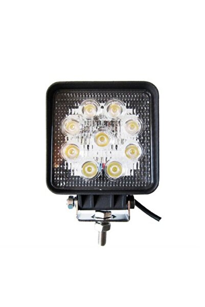 Xenon Bright LED Auto Offroad Projector 27W/12V-24V, 1980 Lumens, Square, Spo...